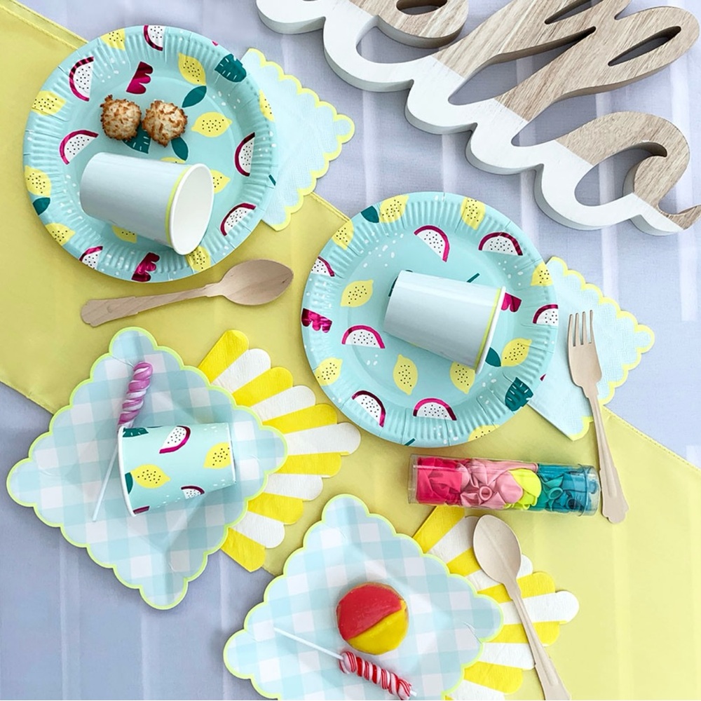 Tropical Fruit Party Tableware Set
